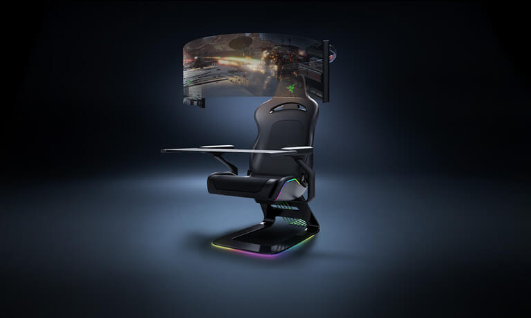 concept oled monitor iskur project razer gaming chair brooklyn
